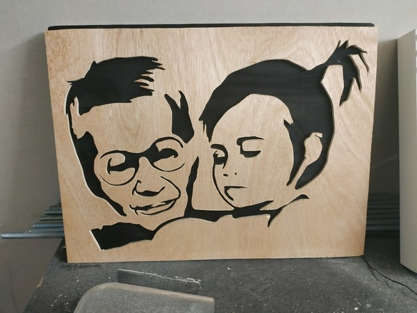 Ma première création en chantournage - portrait