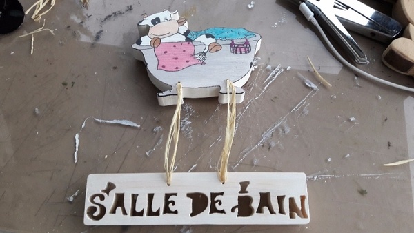 Plaque de salle de bain