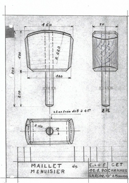 Maillet de menuisier
