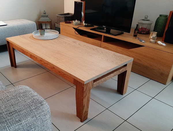 Table basse en chêne