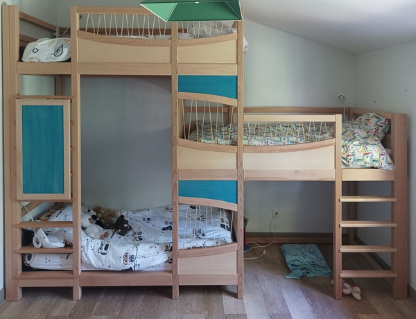 Lits superposés triples ou encore bateau de pirate, cabane, etc. au gré des histoires