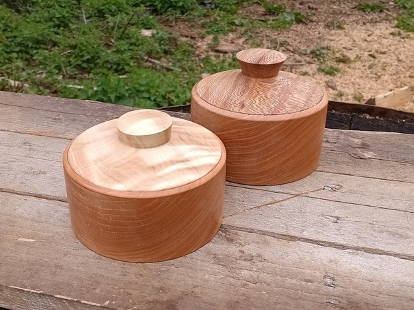 Boite en merisier et platane / peuplier