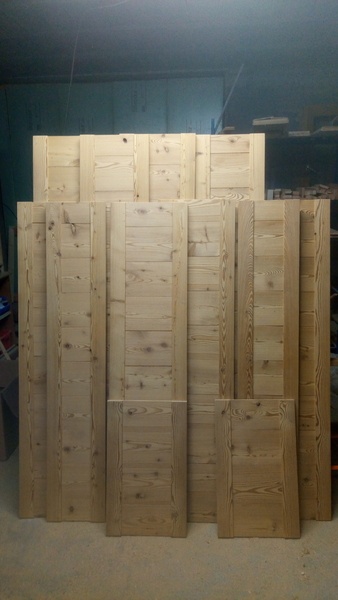 Portes de placard en bardage