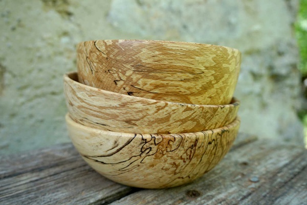 Bol en hêtre échauffé