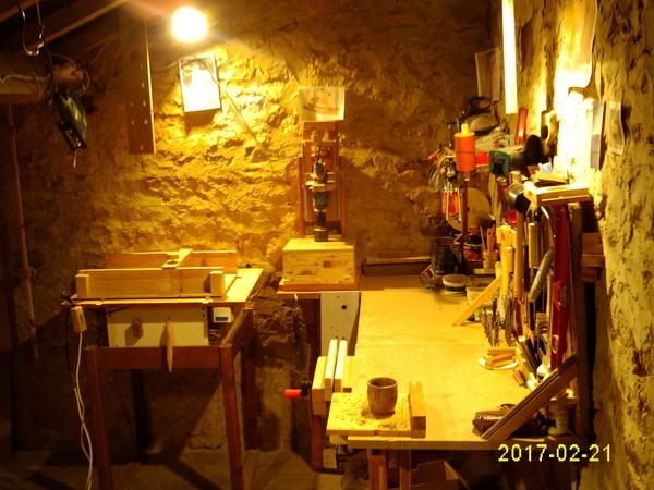Mon atelier sous les toits, en Périgord