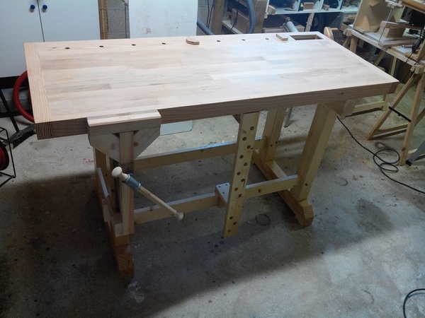 Mon établi de menuiserie