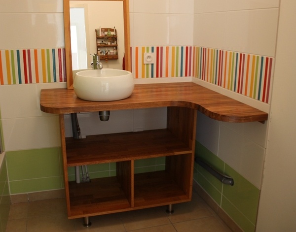 Meuble fini et en place