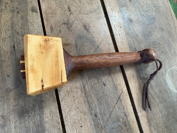 Maillet buis et teck