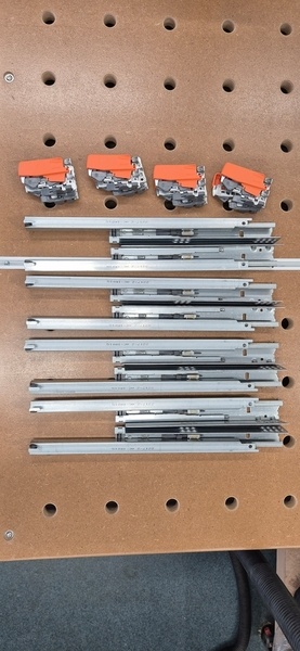 Coulisse Blum Tandem ouverture totale push L400 (550H4000T)