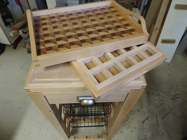 Desserte cuisine 3 en 1