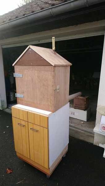 Fumoir à froid en bois