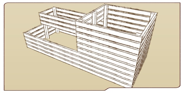 Plan du carré potager