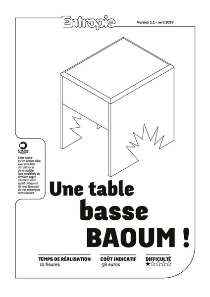Table basse baoum