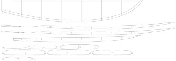 Planche de surf : Fish 5'10" plan pour CNC