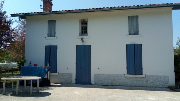 Volet landais à clé en Palapi