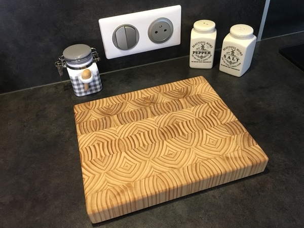 Planche en bois de bout