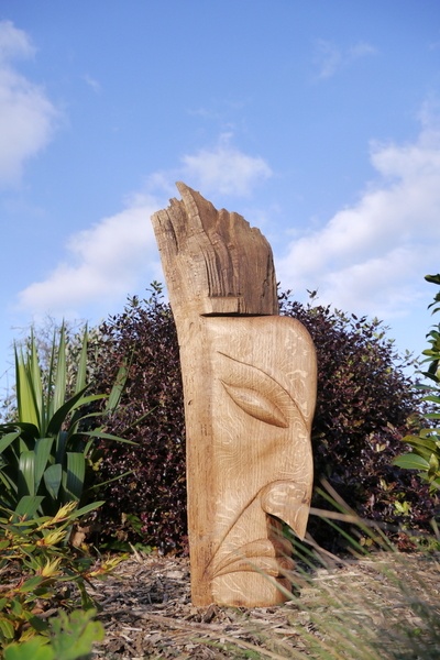 Tete d'indien en chêne