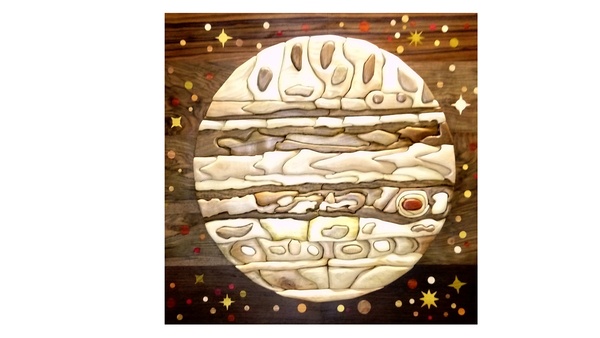 Intarsia marqueterie une planete