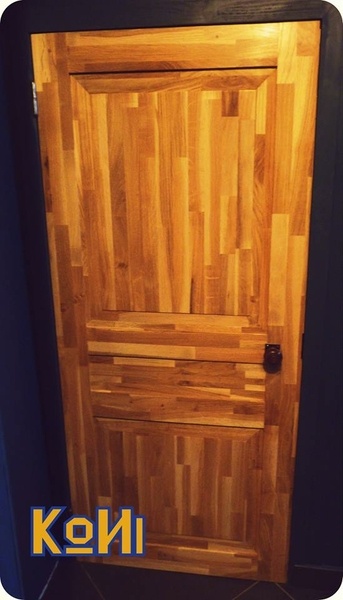 Porte en chêne pour ma cave