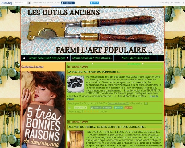 Les Outils Anciens Parmi l'Art Populaire