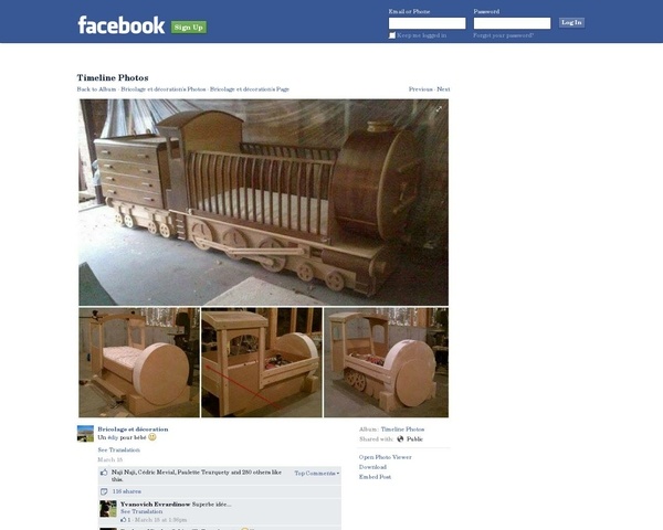 Un lit bébé original