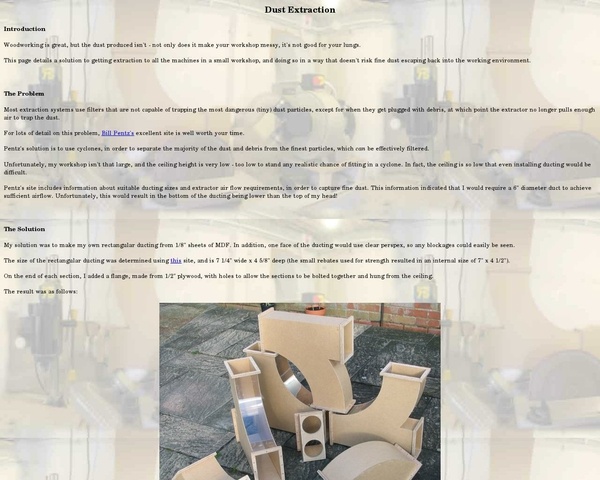 Système aspiration d'atelier