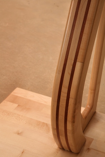 Meuble TV pour écran plat en Sycomore et padouk