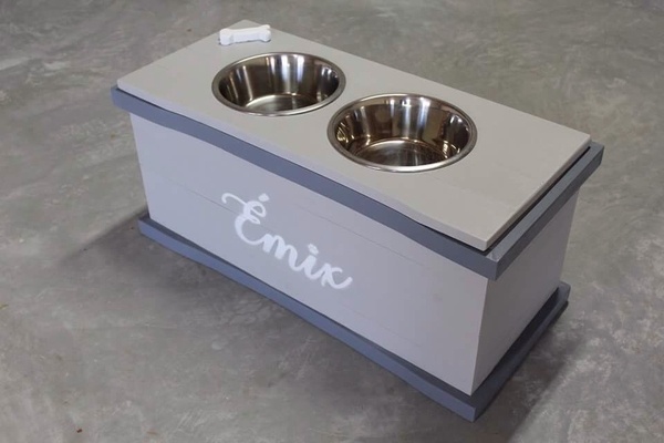 Support gamelle pour chien