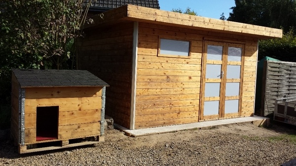 Restauration d'une cabane de jardin