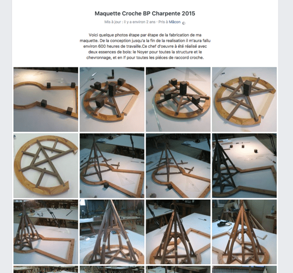 Maquette Croche BP Charpente 2015 de Nicolas Vanon