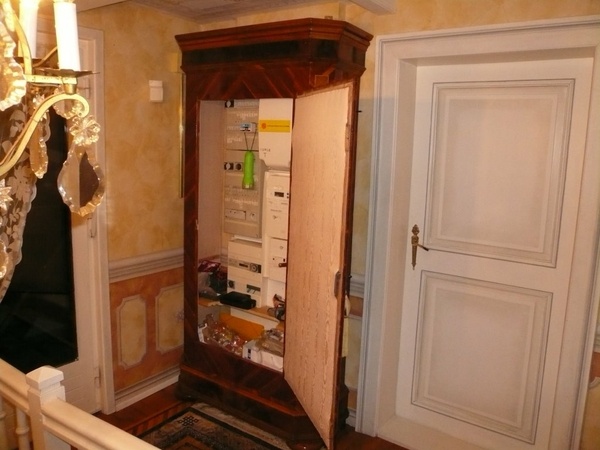 Bonnetière cache compteur électrique