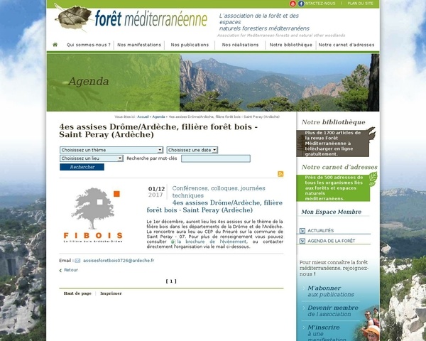 4èmes assises de la forêt en Drôme Ardèche