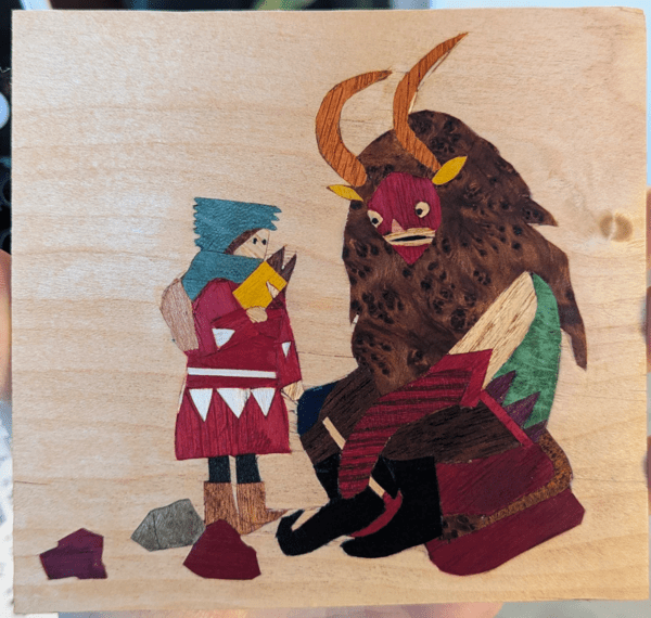 Petite marquetterie de Klo Pelgag