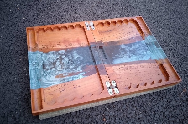 Backgammon orme et epoxy