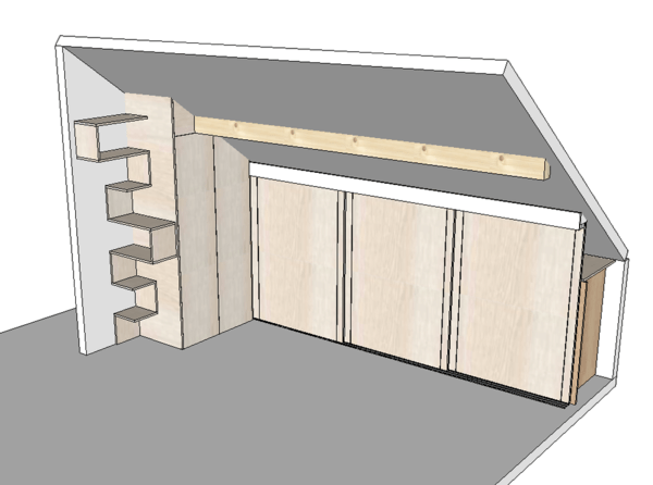 Dressing en angle et sous pente