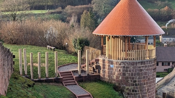 Garde corps en chêne