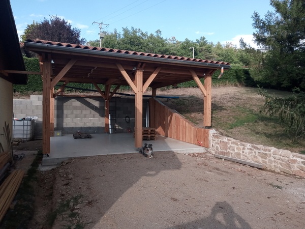 Abri voitures echelle 1