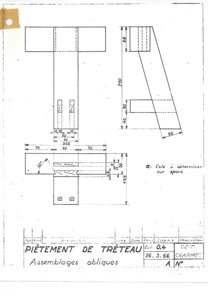 Deuxième année menuiserie