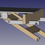 Plan de desserte de scie de chantier