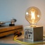 Lampe en cube de palettes