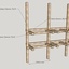 Rack à bois - esquisse