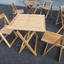 Tables et chaises pliantes Entropie