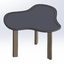 Table basse nuage