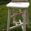 Tabouret ave double enrayure