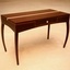 Bureau en wenge massif, sycomore et padouk