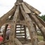 Le départ du chantier, dépose des anciens domes.