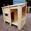 Niche en bois pour chien moyen