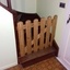 Une petite barrière d'escalier