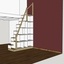 Escalier étagère à pas japonais