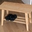 Petit banc en frêne aux outils à main
